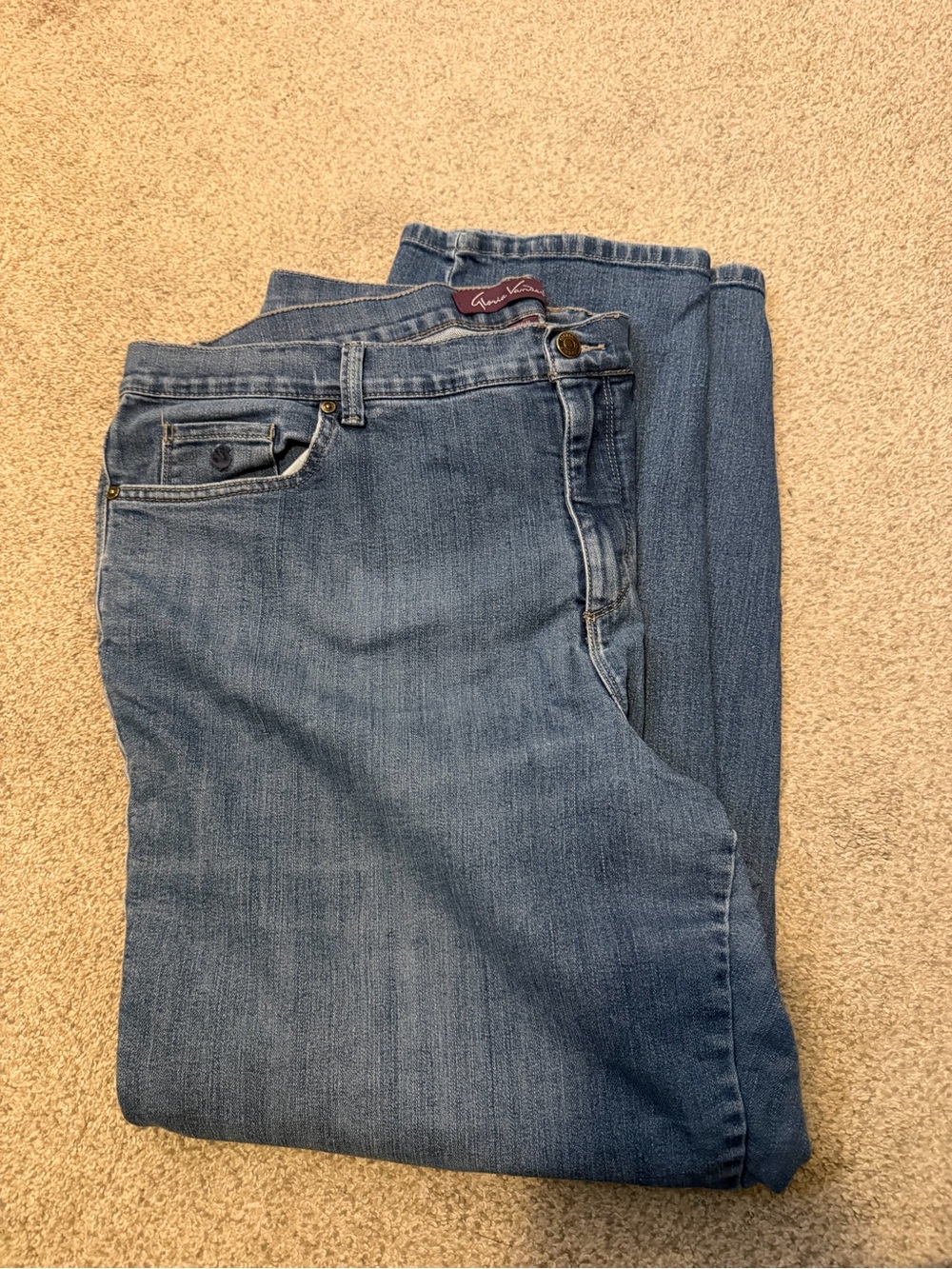 Gloria Vanderbilt Light Blue Straight Jeans